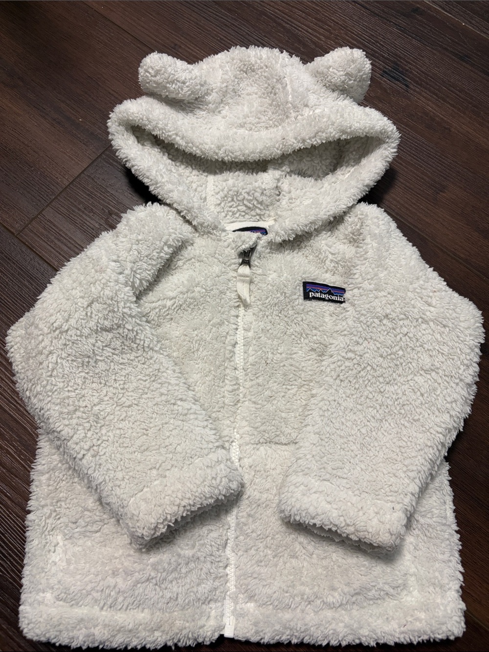 White Patagonia fleece